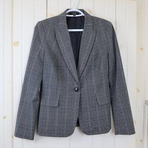 Rafaella Grey Plaid Blazer